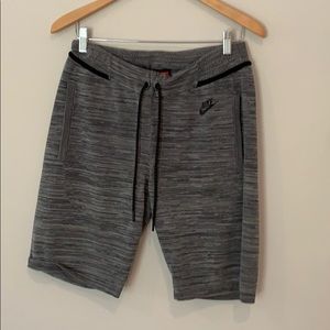 Nike gray sweat-shorts